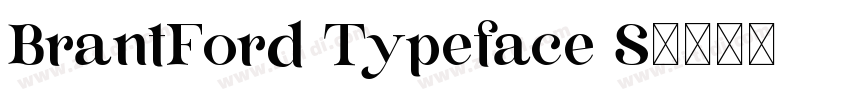 BrantFord Typeface S字体转换
